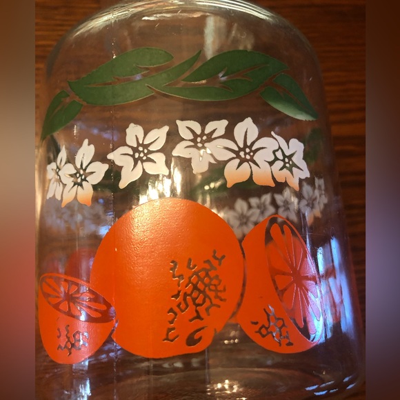 Anchor Hocking Orange Juice Carafe 1960’s 1 qt - Picture 3 of 4